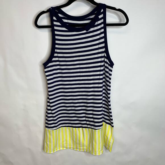 Kate Spade New York Blue Yellow White Striped Tank Tunic Sz Small - Picture 8 of 8